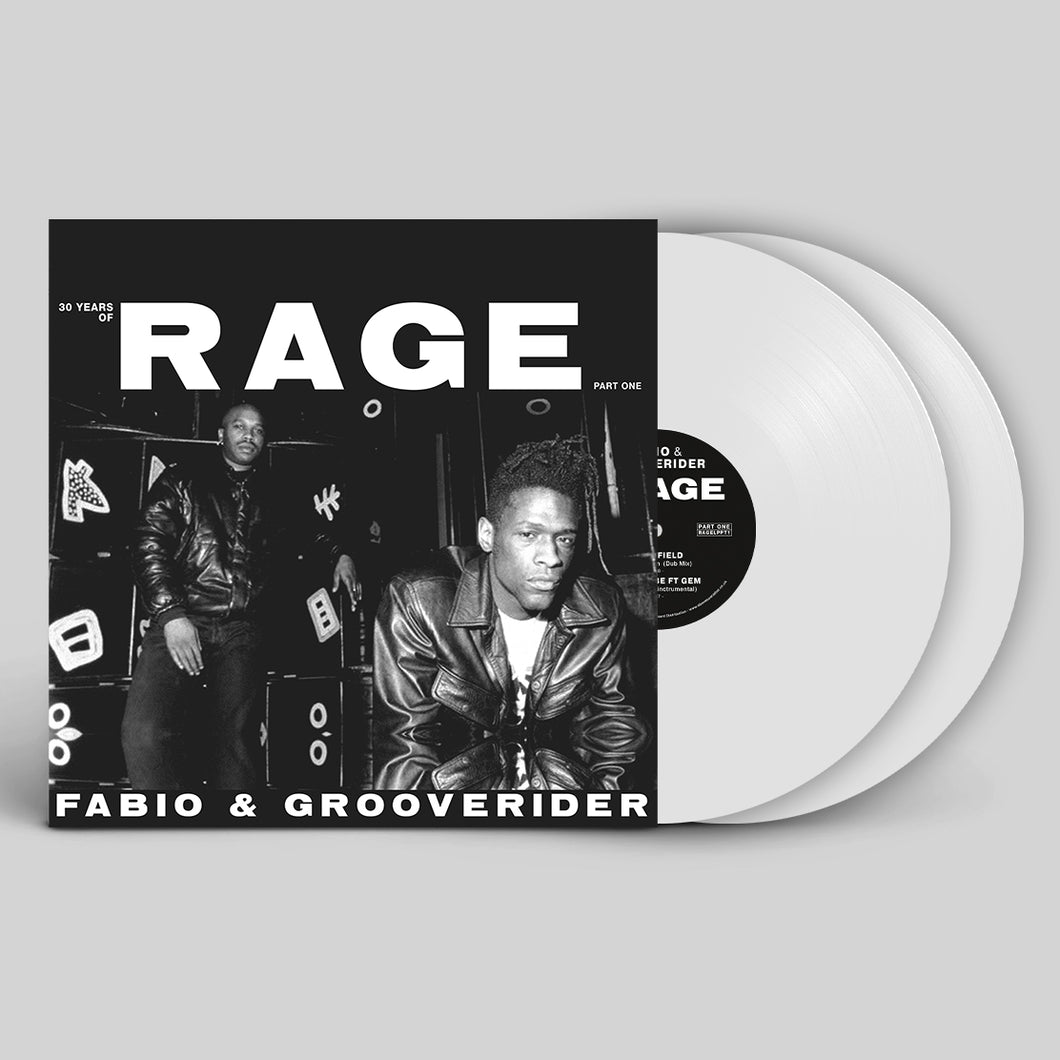 Fabio & Grooverider 30 Years of Rage - Part 1- Zero B - Lock Up - We Are IE - double LP - white vinyl repress