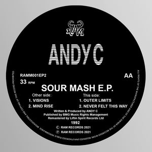 Ram Records - Andy C - Sour Mash EP -  RAMM001 - 12" Vinyl Repress