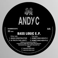 Ram Records  -Andy C - Bass Logic EP - RAMM003 - 12
