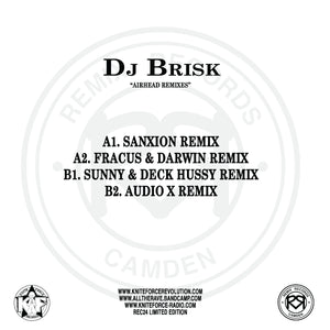 DJ Brisk - Airhead - Remixes - Remix Records - Rec024 -12" Vinyl