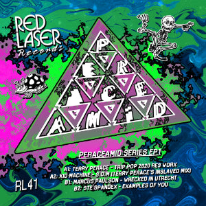 PERACEAMID EP 1 -Red Laser Records - Terry Perace/ Kid Machine/ Ste Spandex - RL41 - 12" Vinyl