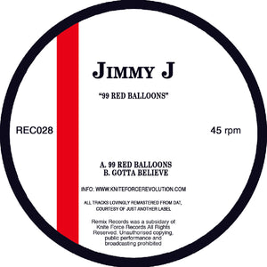 Jimmy J - 99 Red Balloons - Repress - Remix Records - REC028 - 12"