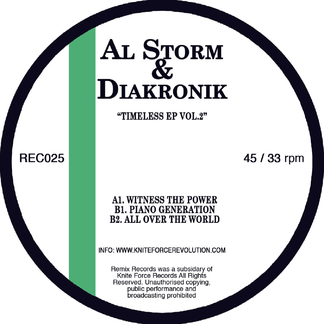 AL STORM/ DIAKRONIK - Timeless EP Volume 2 (12