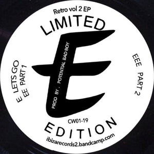 Potential Badboy  - Limited E Edition - Retro Vol 2 EP - Let's Go  - Ibiza Records - CW01-19 - 12" vinyl