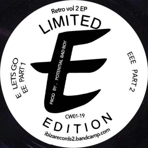 Potential Badboy  - Limited E Edition - Retro Vol 2 EP - Let's Go  - Ibiza Records - CW01-19 - 12