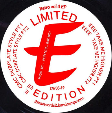 Potential Badboy  - Limited E Edition - Retro Vol 4 EP - CMC DUBPLATE STYLE  - Ibiza Records - CW03-19 - 12