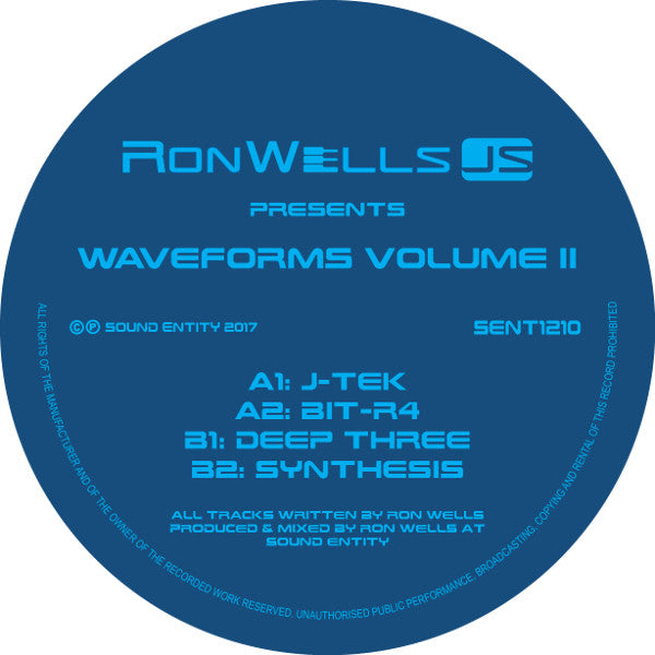 Ron Wells - Waveforms Volume II EP  - Sound Entity Records -  SE1210 -12
