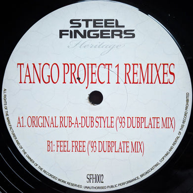 Tango - Tango Project 1 Remixes  SFH002- Steel Fingers Heritage - 12