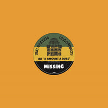 Load image into Gallery viewer, Missing &amp; Mr Time ‘Tings A Run’/Missing ‘X Amount Of Dub’ – SSR003 - Sub System Recordings 10&quot; Vinyl