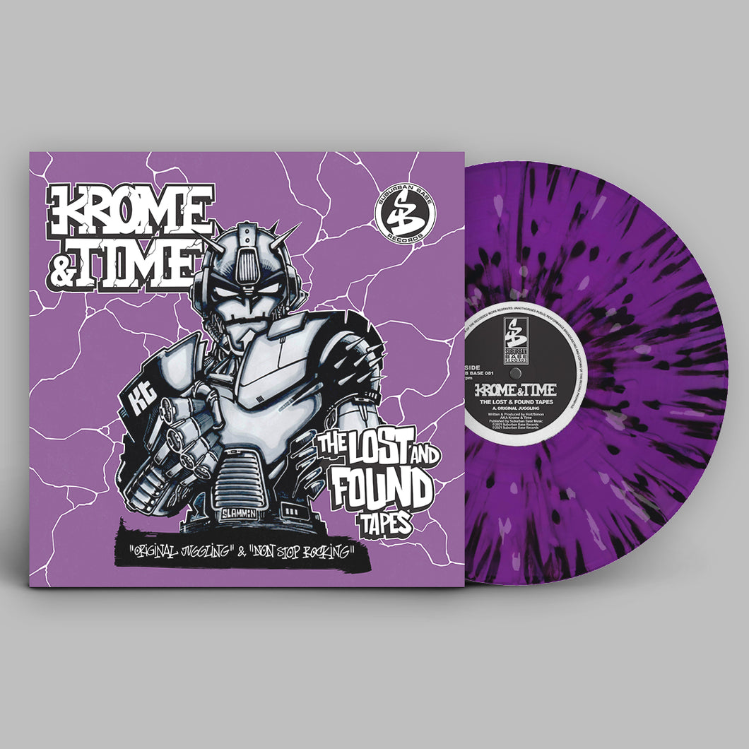 Krome & Time - Lost & Found Tapes - Suburban Base Records ‎– SUBBASE081 - (Splatter Vinyl) 12