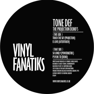 Tone Def - Projection Demo’s EP  – VFS044 - Vinyl Fanatiks - 12" Vinyl