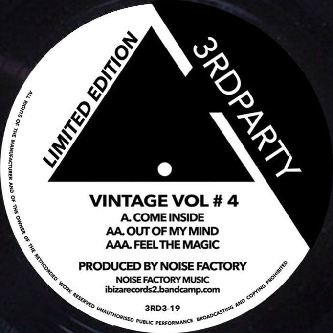 3RD Party/Ibiza - Vintage Vol #4 - Noise Factory - Come Inside -  3RD3-19 -  12