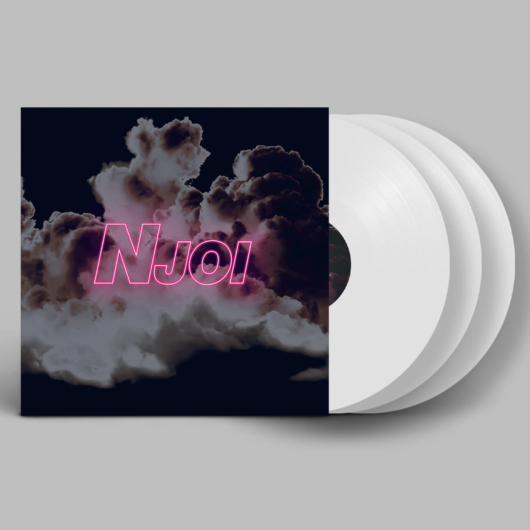 NJoi - Collected LP - Adrenaline/Kraken/Anthem/Techno Gangsters + more - Food Music - Triple LP - white vinyl - YUMNJ1