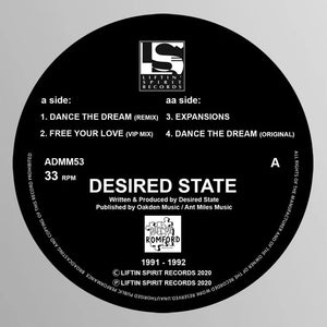 Desired State - Dance The Dream E.P -Liftin Spirit Records - Grey Vinyl -ADMM53