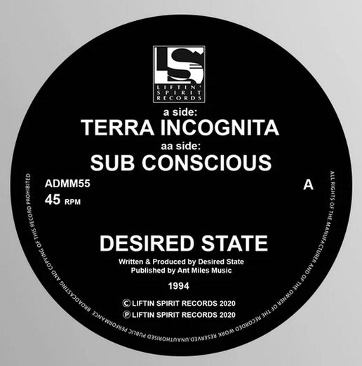 Liftin Spirits - Desired State - Terra Incognita / Sub Conscious  - ADMM55 -12