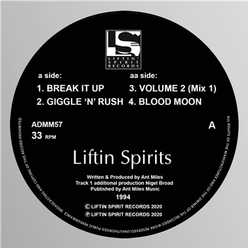 Liftin Spirits - Break It Up/Giggle N Rush/Vol 2 (Mix 1)/Blood Moon -Liftin Spirit Records - ADMM57