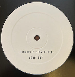 Repeat Offender Records -   Community Service E.P.  . - Wiseman/Wax/Inferno - ASBO002 - 12" vinyl