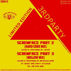 Brainkillers - Screw Face Remixes (pt2+3) 3rd Party/Kemet - KM3RD010 - 12" Vinyl