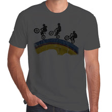 Load image into Gallery viewer, Sillouette BMX Wheel Riders distressed print T-Shirt 100% Cotton