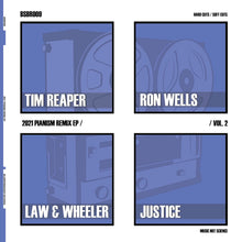 Load image into Gallery viewer, 2021 Pianism Remix EP - Tim Reaper - Ron Wells - Justice - Blueskin Badger Records - 12&quot; vinyl - BSBR009