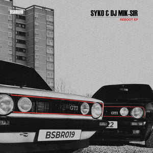 Syko & DJ Mik-Sir - Reboot EP - Blueskin Badger Records - 12" Red vinyl - BSBR019