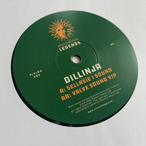 Dillinja ‘Selassie I Sound / Valve Sound VIP - PLVLGN003 - V Recordings - 12" Vinyl