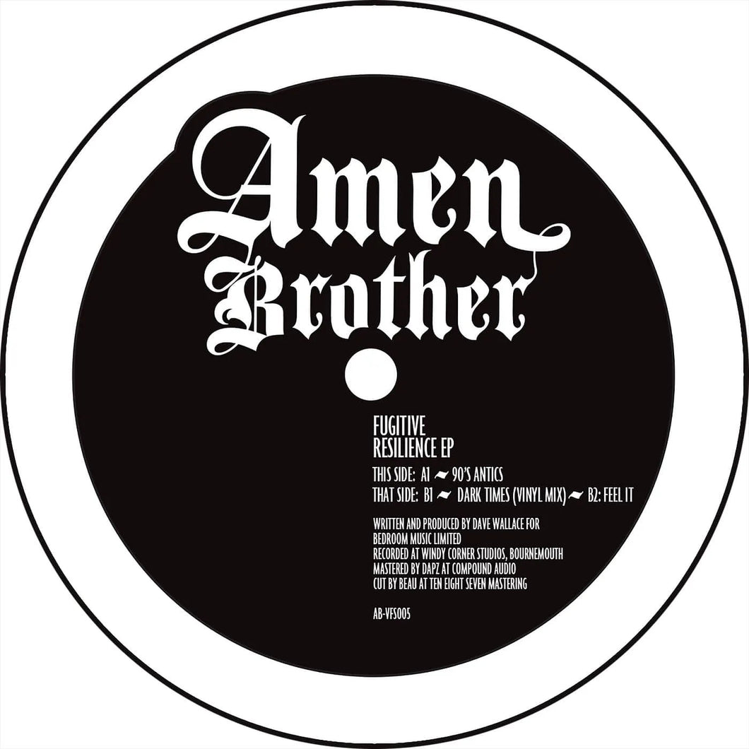 Fugitive ‘Resilience’ EP – AB-VFS005 - Amen Brother - 12