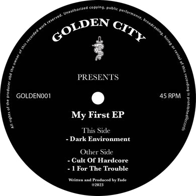 Golden City Records - Fade - Dark Enviroment/Cult Of Hardcore - Golden 001 - 12