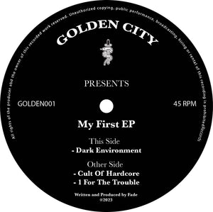 Golden City Records - Fade - Dark Enviroment/Cult Of Hardcore - Golden 001 - 12" Vinyl - Spanish Import