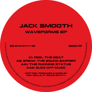 Jack Smooth - Waveforms EP - Sound Entity Records - SE001RP -12" vinyl repress