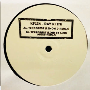 Ray Keith - Terrorist Remixes EP - Lemon D/Aries - Kniteforce - 12" Vinyl - KF234