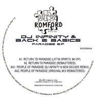 Dj Infinity & Back 2 Basics - Paradise EP - Out Of Romford - KOOR05 - 12