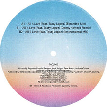 Load image into Gallery viewer, Mark Knight &amp; Rene Amesz - All 4 Love (feat. Tasty Lopez) -  TOOL960  - TOOLROOM RECORDS - 12&quot; Vinyl