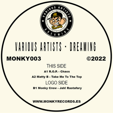 R.O.P./Matty B/Monky Crew - Dreaming EP - Monky Records - MONKY003 - 12
