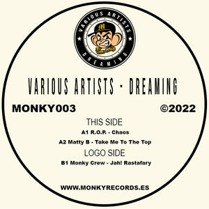 R.O.P./Matty B/Monky Crew - Dreaming EP - Monky Records - MONKY003 - 12" Vinyl