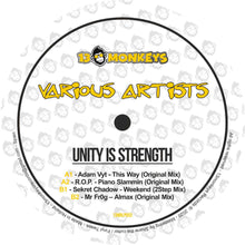 Load image into Gallery viewer, 13Monkeys Records - Unity Is Strength - Sekret Chadow/Adam Vyt +more -12&quot; Vinyl - 4 track 12&quot; vinyl - 13MRLP002