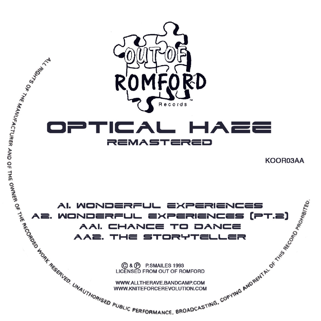 Optical Haze - Wonderful Experiences EP (Remastered) - Out Of Romford Koor 03