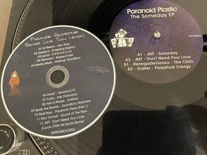 Paranoid Plastic - The Someday EP - JMT/RenegadeGenuis/Gaffer - PRVEP004 - 12" vinyl + free CD