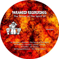 Paranoid Plastic - The Secret Of The Spirit EP - Nervous & Anxious/RenegadeGenuis/Gaffer - PRVEP005 - 12