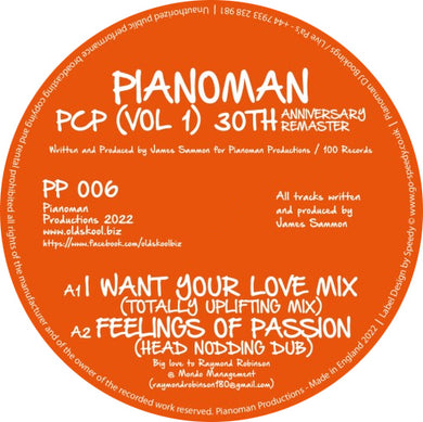 Pianoman - PCP (Vol 1) 30TH Anniversary Edition  - I want Your Love - Pump Da Bass -12