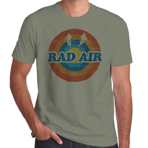 Rad Air Roundel Twin Air retro distressed print T-Shirt 100% Cotton