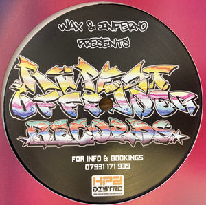 Repeat Offender Records -   Eleventh Heaven EP  . - Wiseman/Taxman/Darkus/DJ Rave in Peace - ASBO011 - 12" vinyl