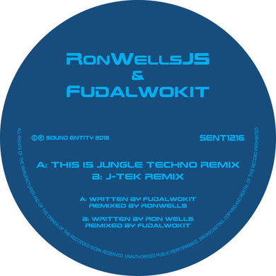 RON WELLS / FUDALWOKIT  -THIS IS JUNGLE TECHNO  - 12
