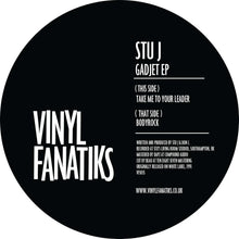 Load image into Gallery viewer, Stu J – Take Me To Your Leader/Bodyrock – Vinyl Fanatiks - VFS035 - Smoked Green 12&quot; Vinyl