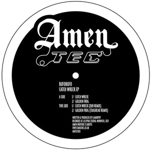 BufoBufo – Catch Wreck EP – Crashhead/DJ H - AMTEC002 - 12" Vinyl