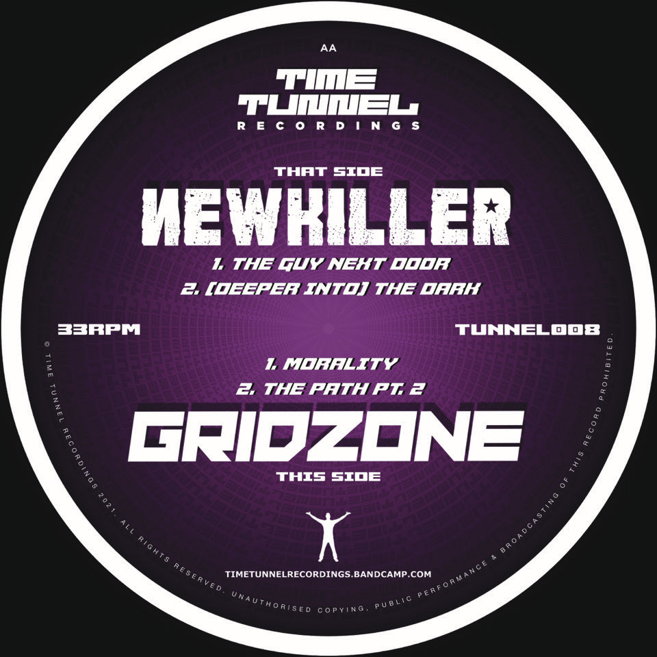 Time Tunnel - Gridzone/ NewKiller -Split EP  -  TUNNEL008 -12
