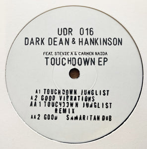 ++Exclusive Test Press++ Dark Dean & Hankinson - Touchdown EP - MC Shadow, Stevie A, Carmen Naida - Underdog Recordings - UDR 016 - 12" vinyl