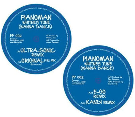 Pianoman - Whitney Tune - Ultrasonic Remix /1992 Original mix   - 12